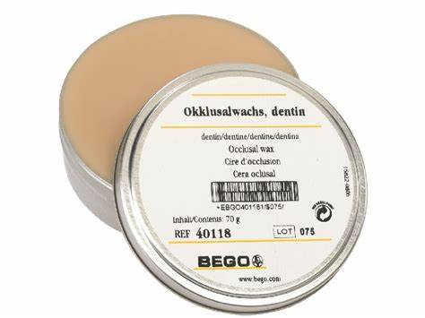 Cera oclusal, color dentina, lata de 70g, #40118, Bego