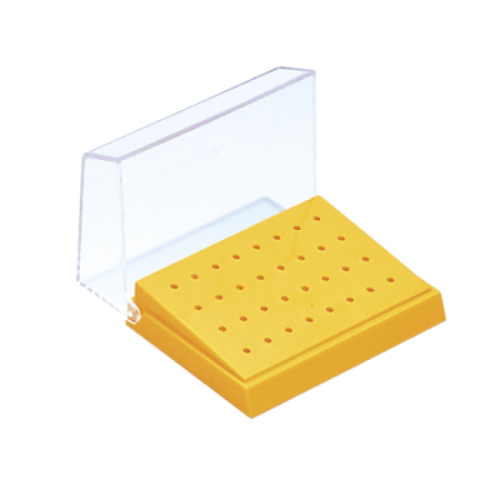 Fresero plastico, cuadrado, 24 orificios, amarillo, ORO