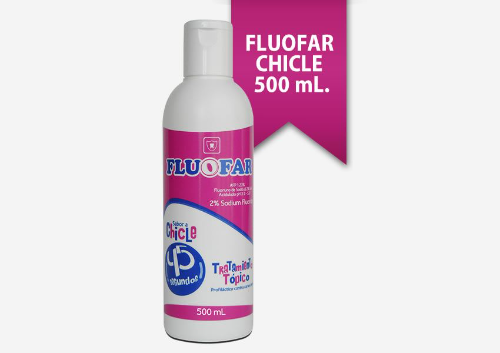 Fluofar, 500ml sabor chicle, Eufar