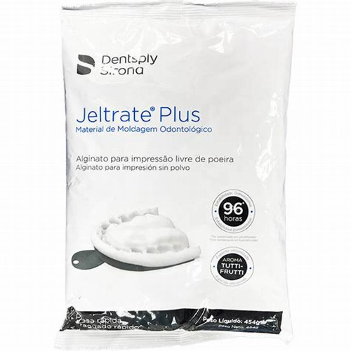 Alginato Jeltrate Plus, rapido, 454g, Dentsply