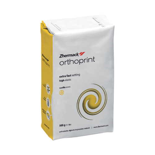 Alginato Orthoprint, 1lb, fraguado extra rápido, Zhermack
