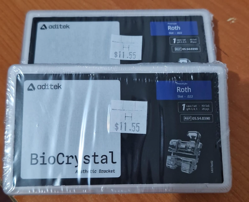 Brackets BioCrystal 022" Roth, Aditek 05.54.0390