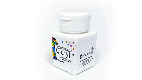 Acrilico O-cryl negro sin mirella, 60g, New Stetic
