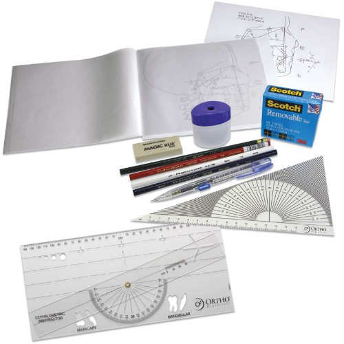 Kit de trazado cefalometrico Ortho Organizers