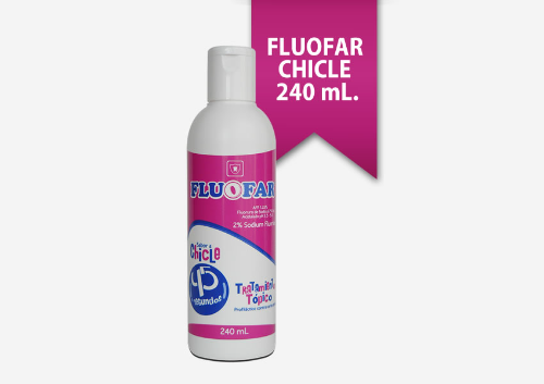 Fluofar, 240ml sabor chicle, Eufar