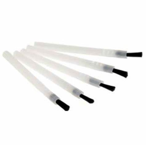 Cepillos aplicadores de cerda negra, 50 unds