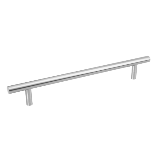 Jaladera De Acero Niquel Satinado 192mm Linea Cilindro 43871 Hermex