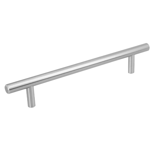 Jaladera De Acero Niquel Satinado 168mm Linea Cilindro 43870 Hermex