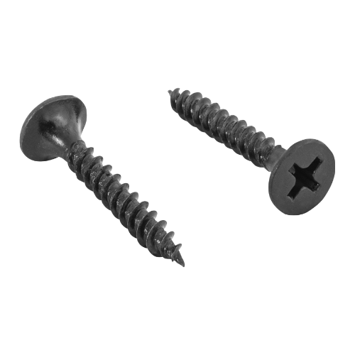 Pija 6x1" Negra Cuerda Fina Bolsa 100 Piezas 40057 Fiero