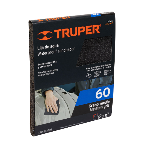 Lija 60 Agua 11646 Truper