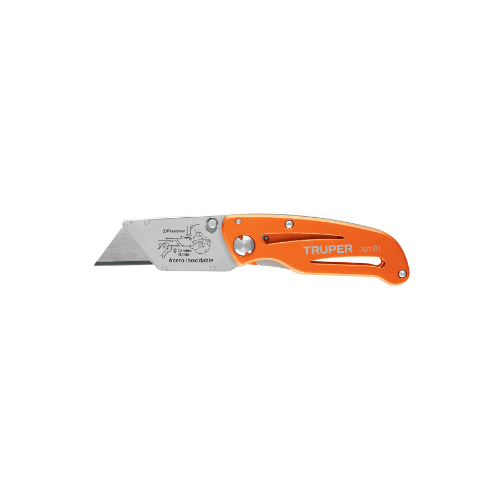 Navaja Abatible 6" Cuerpo De Aluminio Y Acero Inox 101101 Truper