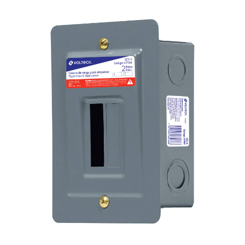 Centro De Carga 2v Empotrar 47194 Volteck