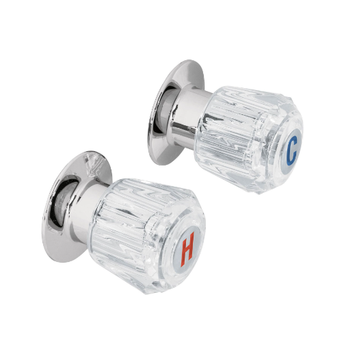 Manerales Para Regadera Acrilico Transparente 49242 Foset