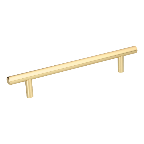 Jaladera De Acero Laton Brillante 160mm Linea Cilindro 43872 Hermex