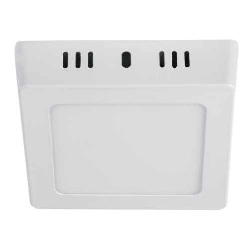 Luminario LED Tipo Plafon 6W Cuadrado Luz De Dia Color Blanco 47442 Volteck