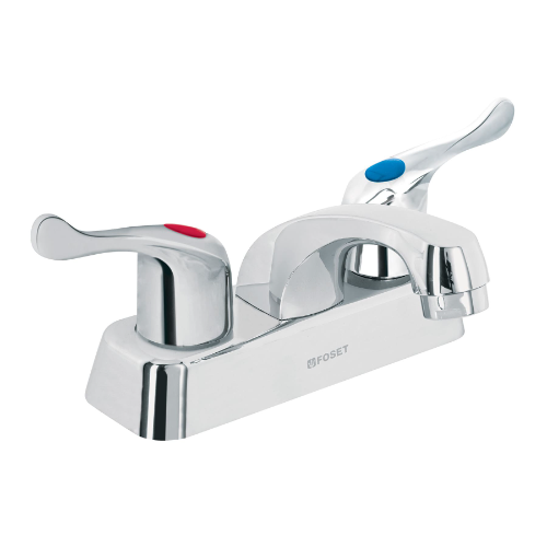 Mezcladora Para Lavabo ABS Nariz Corta Maneral Palanca 45511 Foset Basic