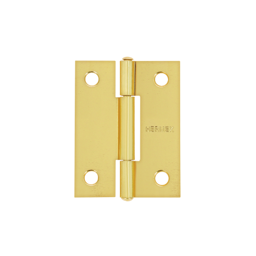 Bisagra De Acero Rectangular Latonado 2" 43194 Hermex