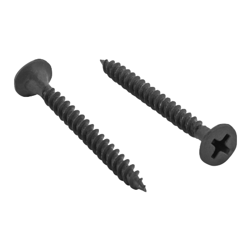 Pija 6x1-1/2" Negra Cuerda Fina Bolsa 100 Piezas 40059 Fiero