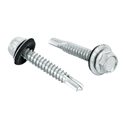 Pija 14x1-1/2" Cabeza Hexagonal Punta De Broca Con Rondana De Neopreno Pieza