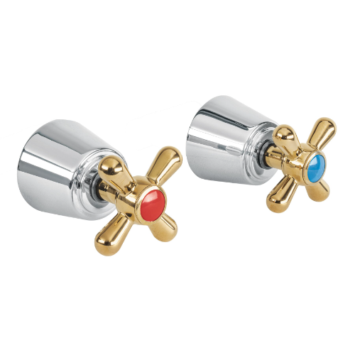 Manerales Para Regadera Cromo Oro 49630 Foset
