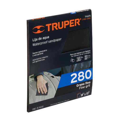 Lija 280 Agua 11625 Truper