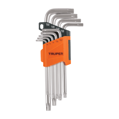 Llaves Torx Tipo L 9 Piezas Largas 13647 Truper
