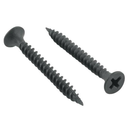 Pija 6x1-1/4" Negra Cuerda Fina Pieza 40058 Fiero