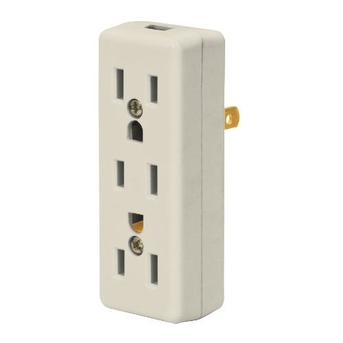Multicontacto Triple Con Clavija 46814 Volteck