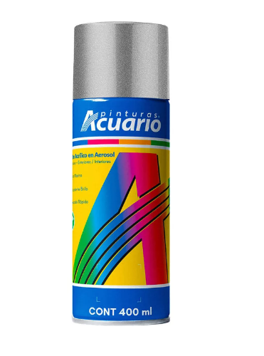 Pintura En Aerosol Cromo 400Ml Acuario