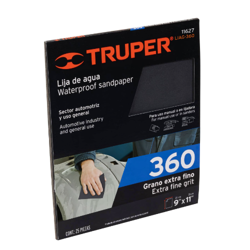 Lija 360 Agua 11627 Truper