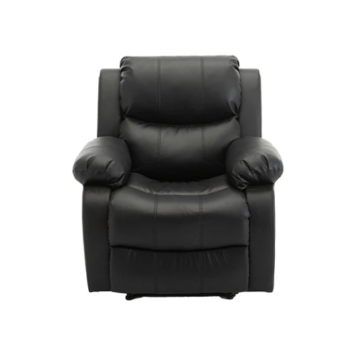 Bergere reclinable negro