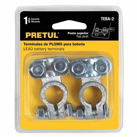 TERMINAL DE PLOMO BATERIA 2PZS PRETUL