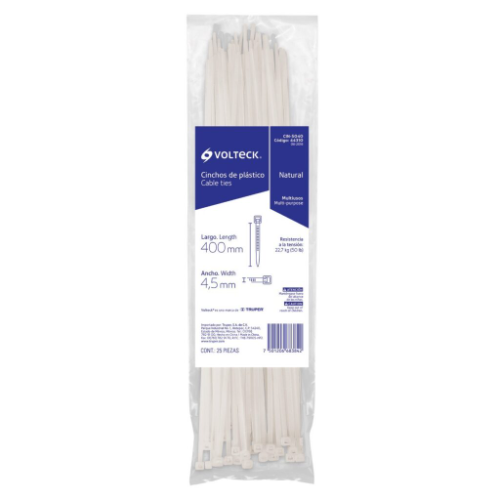 CINCHO PLASTICO BLANCO 30CM