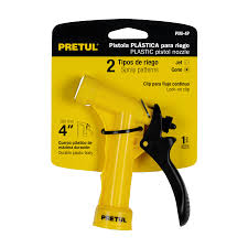Pistola plastica p/riego, pretul