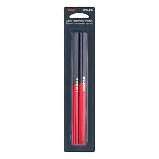 Lapiz bicolor grueso para carpintero, 18cm
