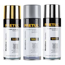 METALICA CROMO PINTURA AEROSOL PRETUL