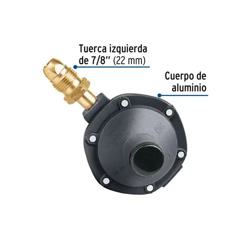 REGULADOR DE GAS 1 VIA