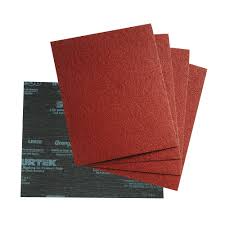 Lija de esmeril roja, grano 100