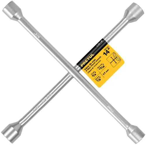 LLAVE DE CRUZ PARA AUTO 14" PRETUL