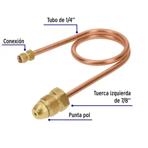 PIGTAIL TUERCA IZQUIERDA PUNTA POOL 50CM