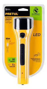 Linterna recargable de LED, 50 lumenes, pretul