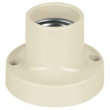 Portalampara de baquelita, 2-1/4", volteck