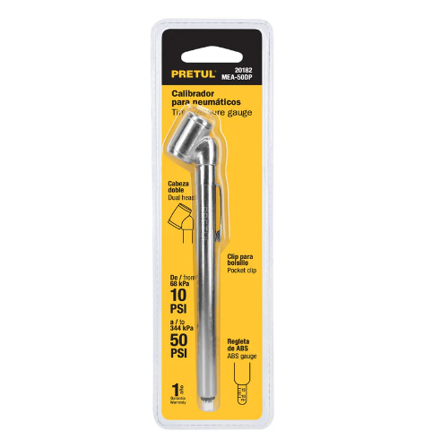MEDIDOR DE PRECION 1/4" CABEZA DOBLE PRETUL