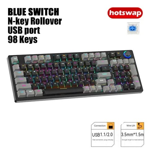 TECLADO MECANICO 98KEYS