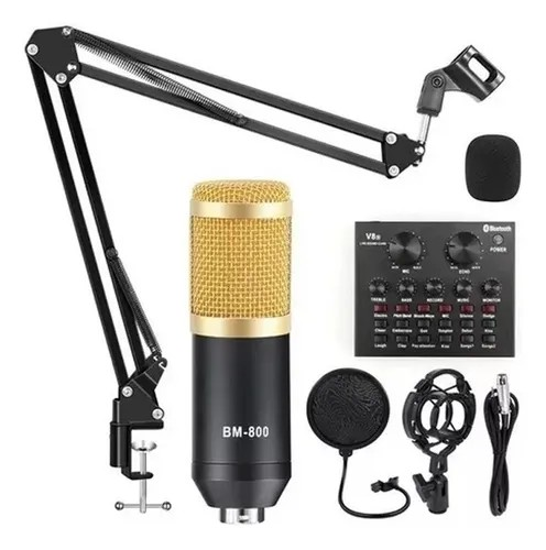 KIT MICROFONO CONDESADOR BM800 V8
