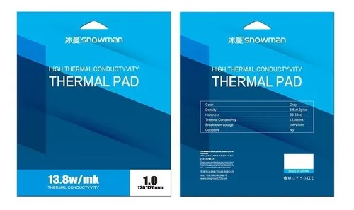 THERMALPAD SNOWMAN 13.8WMK 85*45mm 1MM