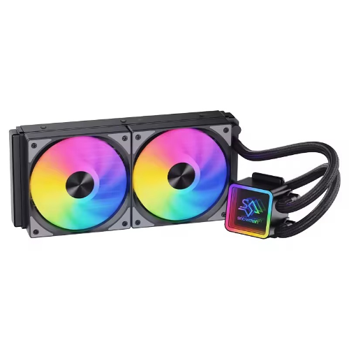DISIPADOR KS240 RGB BLANCO-NEGRO