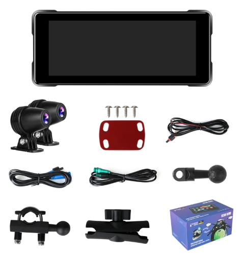 PANTALLA CARPLAY MOTO CON CAMARAS 7 PULGADAS