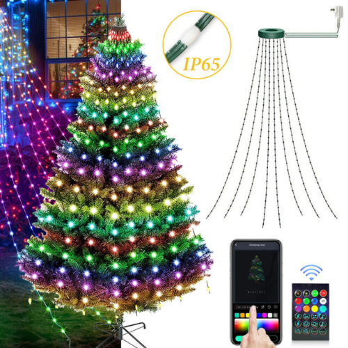 LUCES RGB PARA ARBOL NAVIDAD -BLUETOOTH