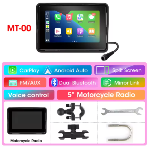 PANTALLA PARA MOTO CARPLAY MT-00